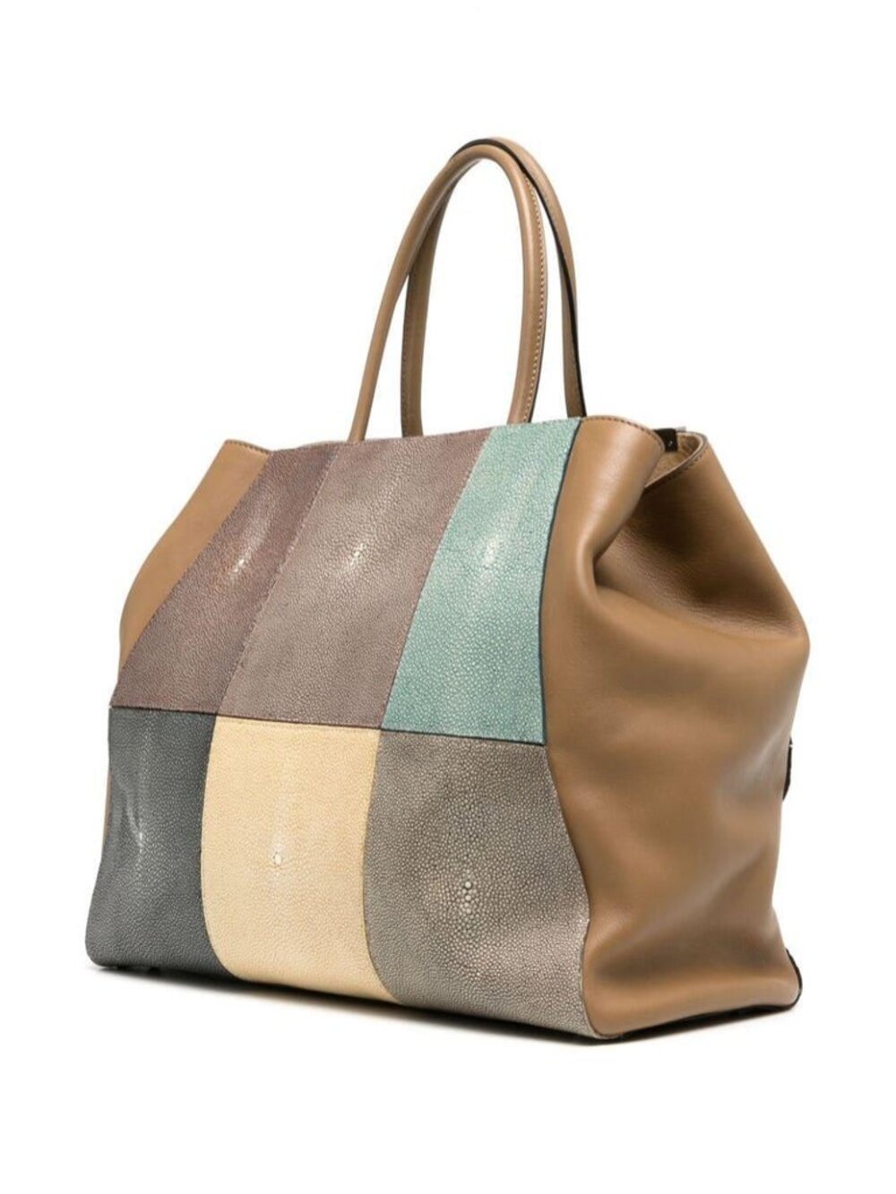 Fendi: a Shagreen 2Jours Tote - Picture 1 of 16
